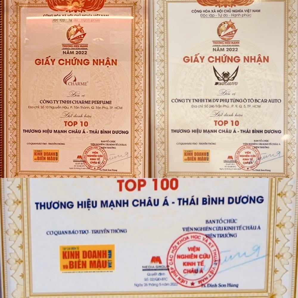 Ban tổ chức Chương trình “Thương hiệu mạnh Châu Á – Thái Bình Dương 2022” mạo danh cơ quan bảo trợ truyền thông trao giấy chứng nhận cho các đơn vị